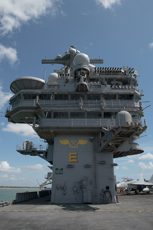 USS H W Bush CVN 77 Island and Bridge AeroResource